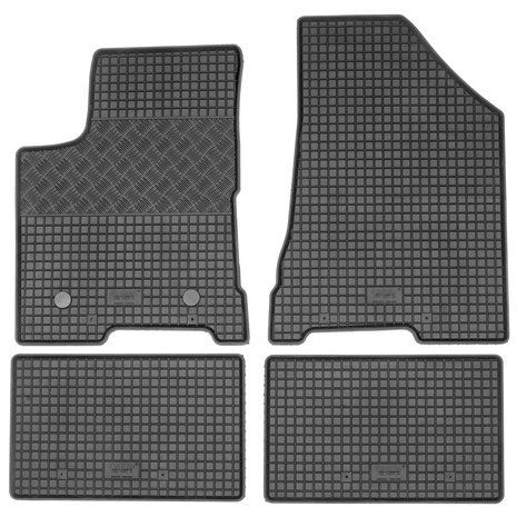 RIGUM Rubber Car Mats for LADA VES 2015->, Black (Set of 4) (2602X12)