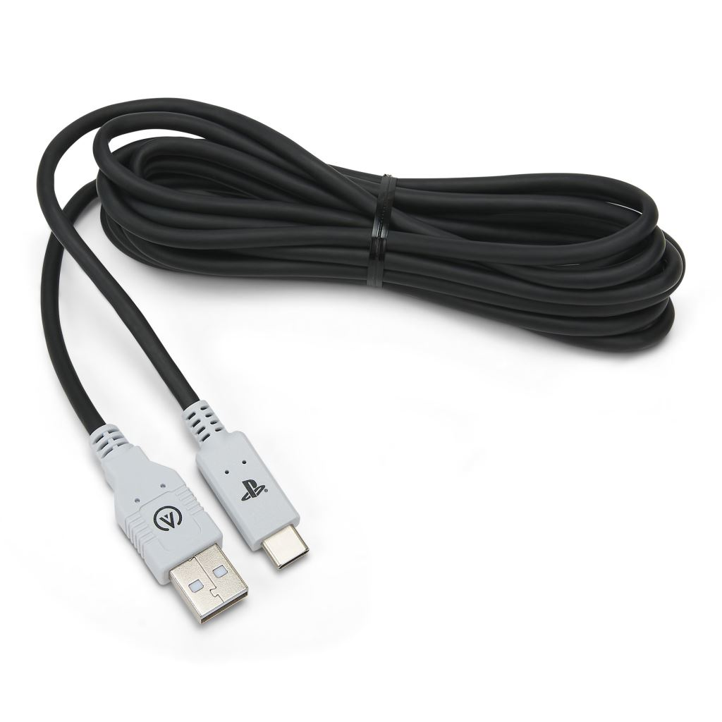 PowerA PlayStation5 USB-A - USB-C kábel 3m fekete (1516957-01) (1516957-01)