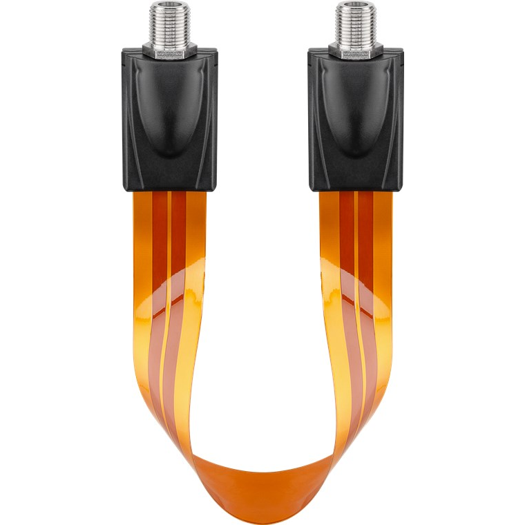 Goobay 11953 Type-F antenna hosszabbító kábel 0.2m - Narancs (11953)