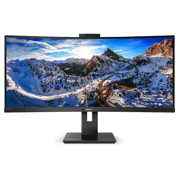 Philips P Line 346P1CRH/00 34" UltraWide QHD ívelt monitor USB-C dokkolóval