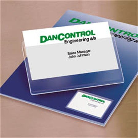 3L Öntapadós névjegytartó zseb felül nyitott 60x95mm (10 db/csomag) (3L10111)