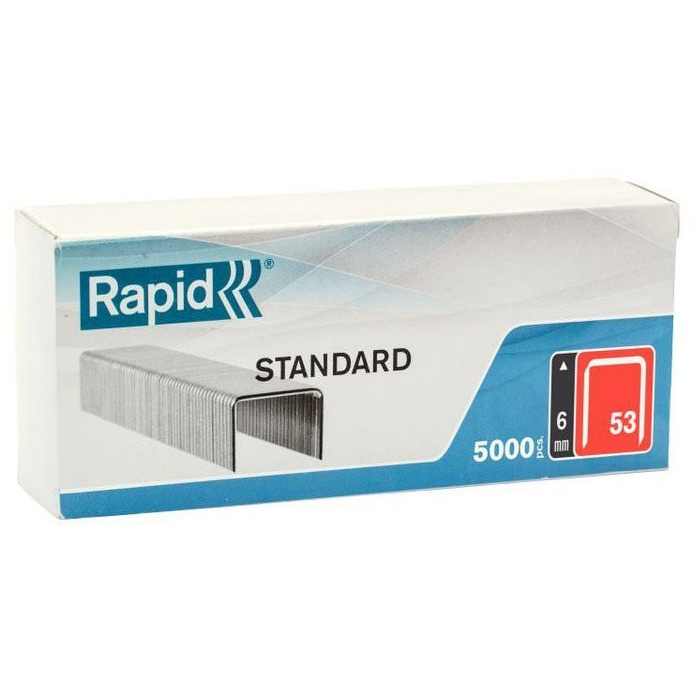 Rapid STANDARD Tűzőkapocs, 53 / 6 mm, 1060 db, bliszterben (463109560)