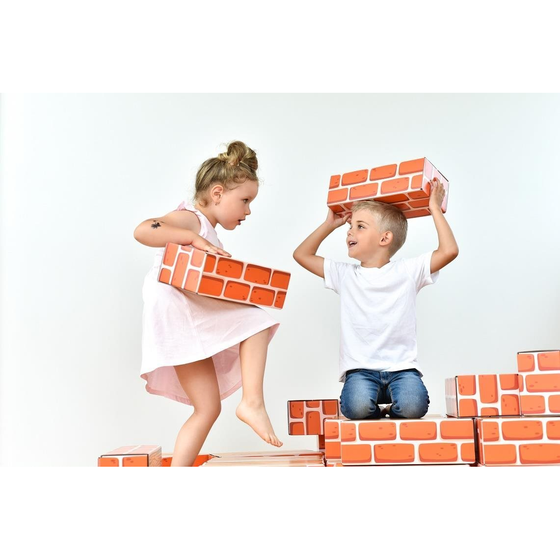 LITTLE BUILDER Játékos téglák 25 db (8593085058216)