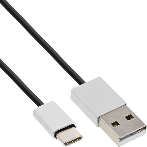InLine 35832 USB kábel USB 2.0 2 M USB A USB C Fekete