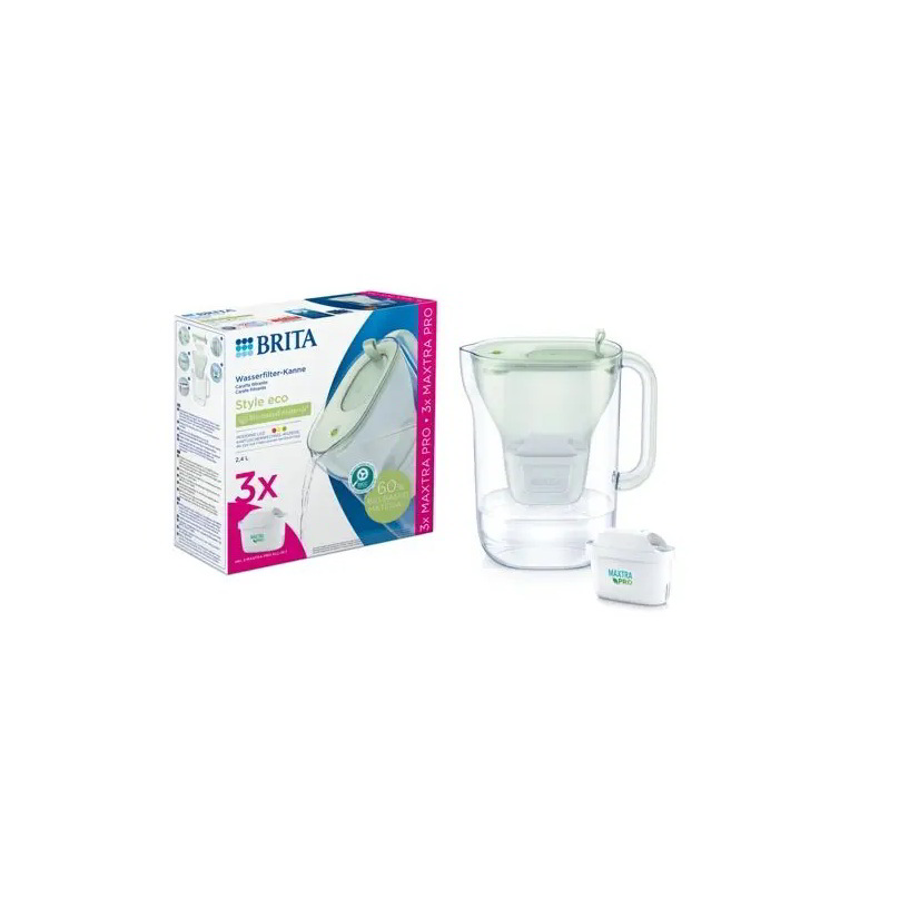 Brita Style Eco Vízszűrő kancsó 2,4 L fehér + 3 db Maxtra Pro ALL-IN-1 filter (130732)
