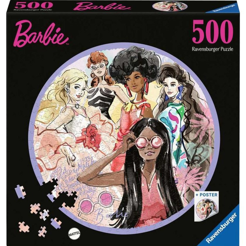 Ravensburger Barbie - Stílusikon 1959 óta 500 darabos körpuzzle