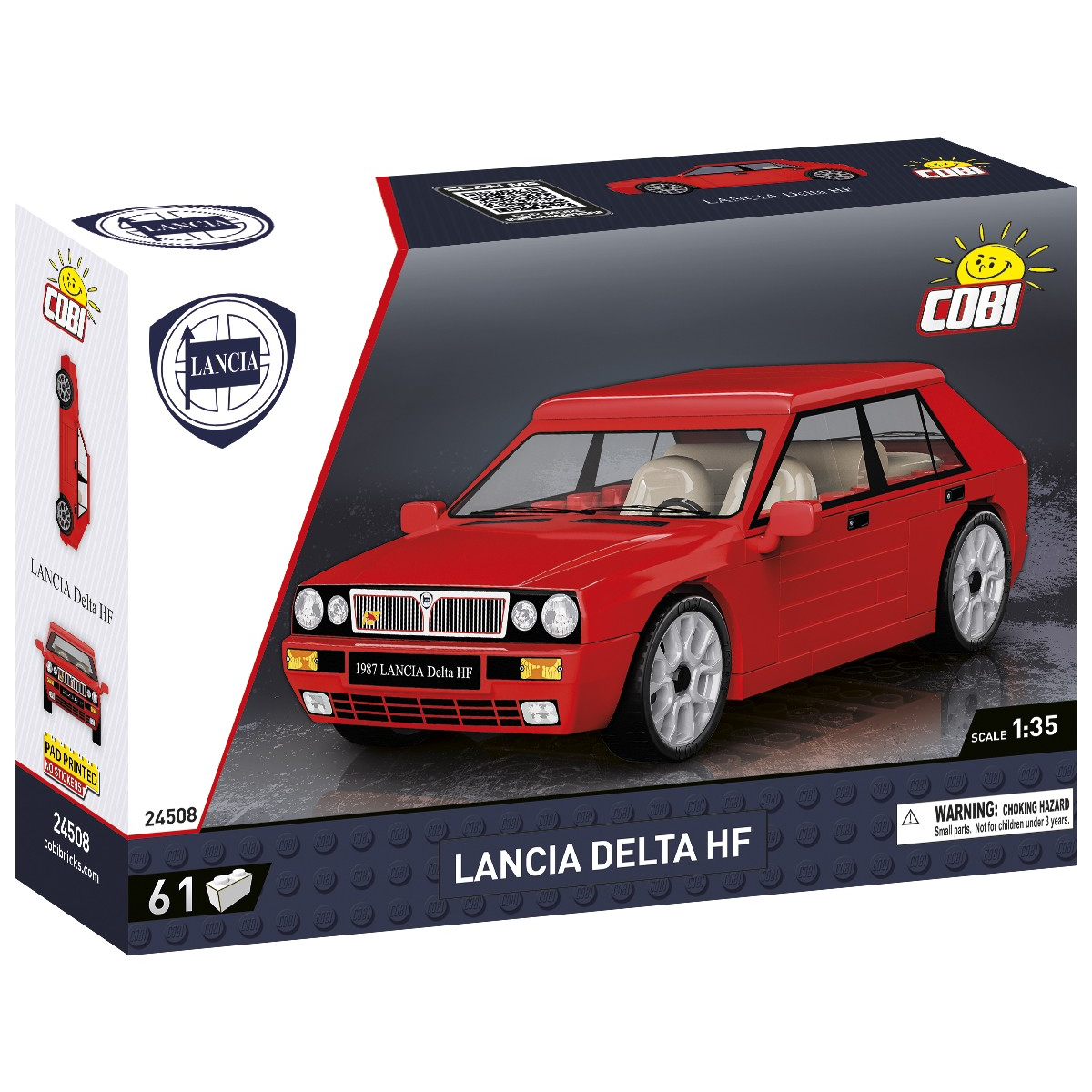 Cobi: 24508 Lancia Delta Összeépíthető model 1:35 (24508)