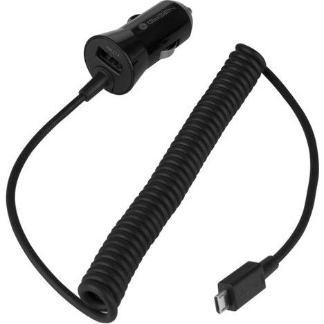 Autós töltő 1x USB + microUSB 1,2 m