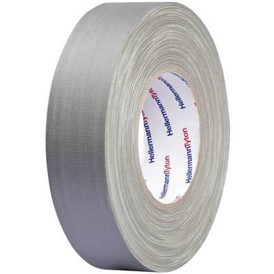Téphető szövetbetétes ragasztószalag, gaffer tape 50 m x 19 mm, szürke színű HellermannTyton HelaTape (712-00506)