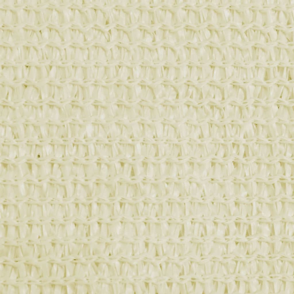 5x5x5 m krém HDPE háromszög napernyő