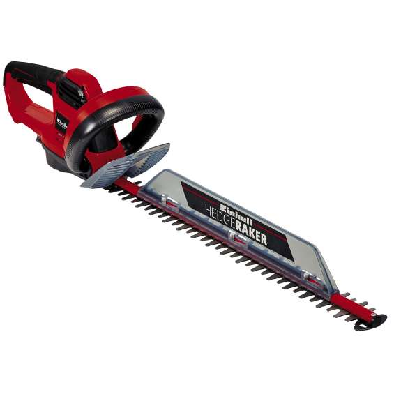 Електрическа ножица за жив плет Einhell GC-EH 6055/1, мощност 600 W, дължина на острието 61 см, разстояние между зъбите 26 мм
