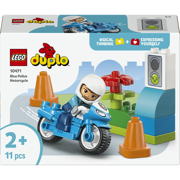 LEGO DUPLO BLUE POLICE MOTORCYCLE 10471