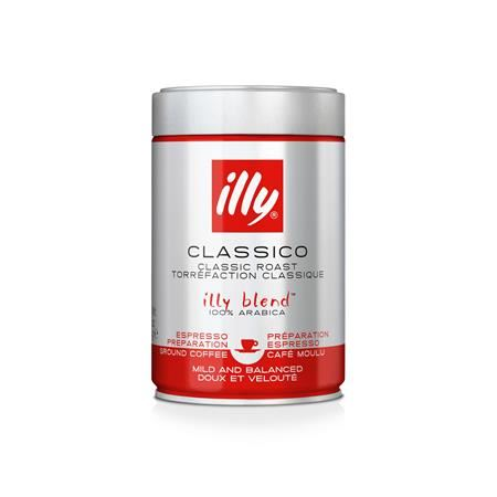 ILLY ESPRESSO CLASSICO KÁVA MLETÁ 250G