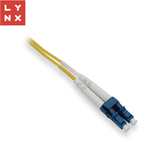 LYNX duplexní patch kabel SM, OS2, LC/LC, 9/125µm, 15m