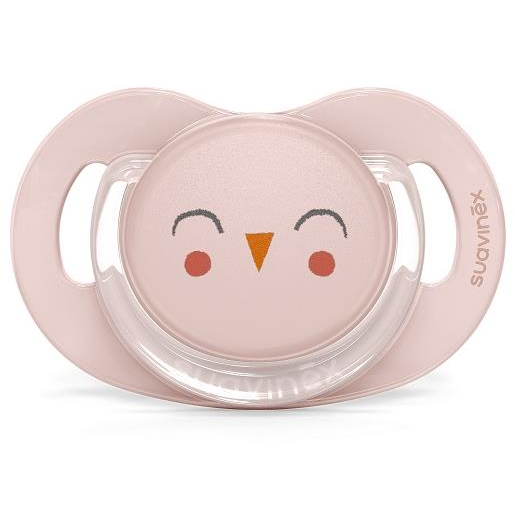 Suavinex Bonhomia SX Pro, fiziológiai, 6-18 hónapos kor között, bagoly, rózsaszínű (8426420079679)