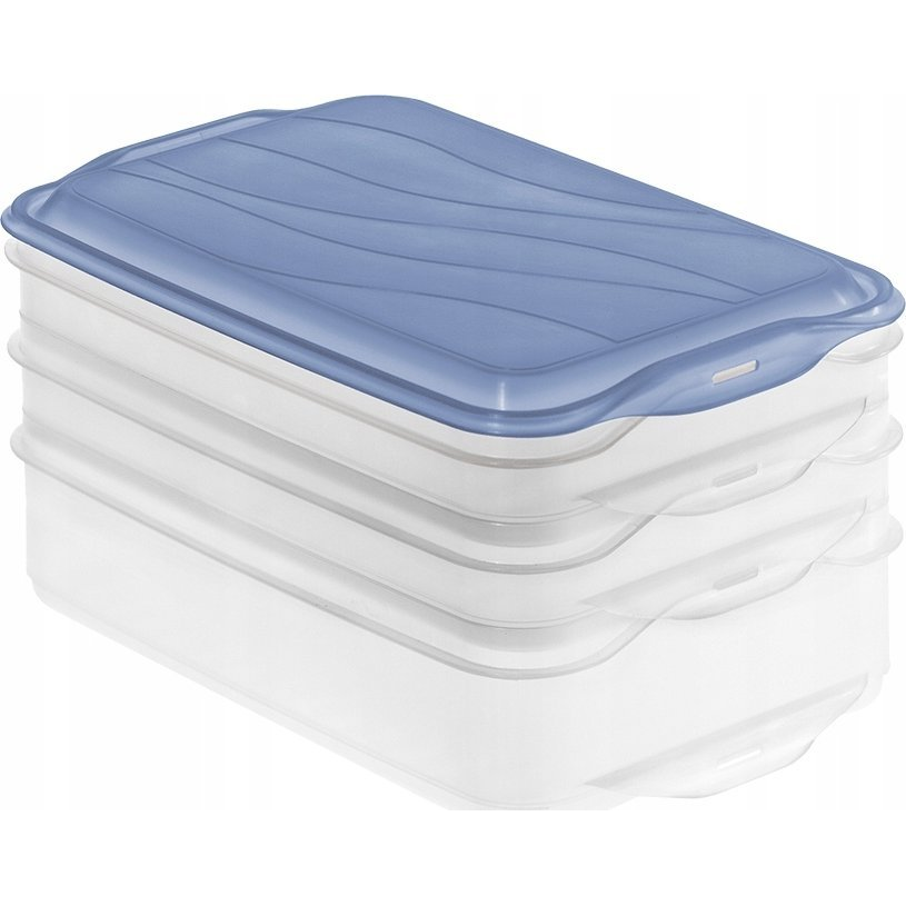 Rotho Rondo Horizon Ételtároló és rendszerező doboz 2 x 0.75L + 1 x 1.35L (3 db) (1702806161)