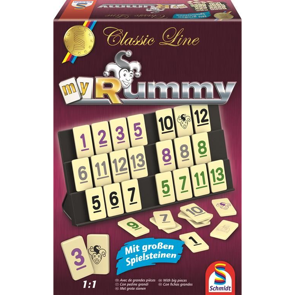 Schmidt Classic Line Rummy Nagy játéklapkákkal