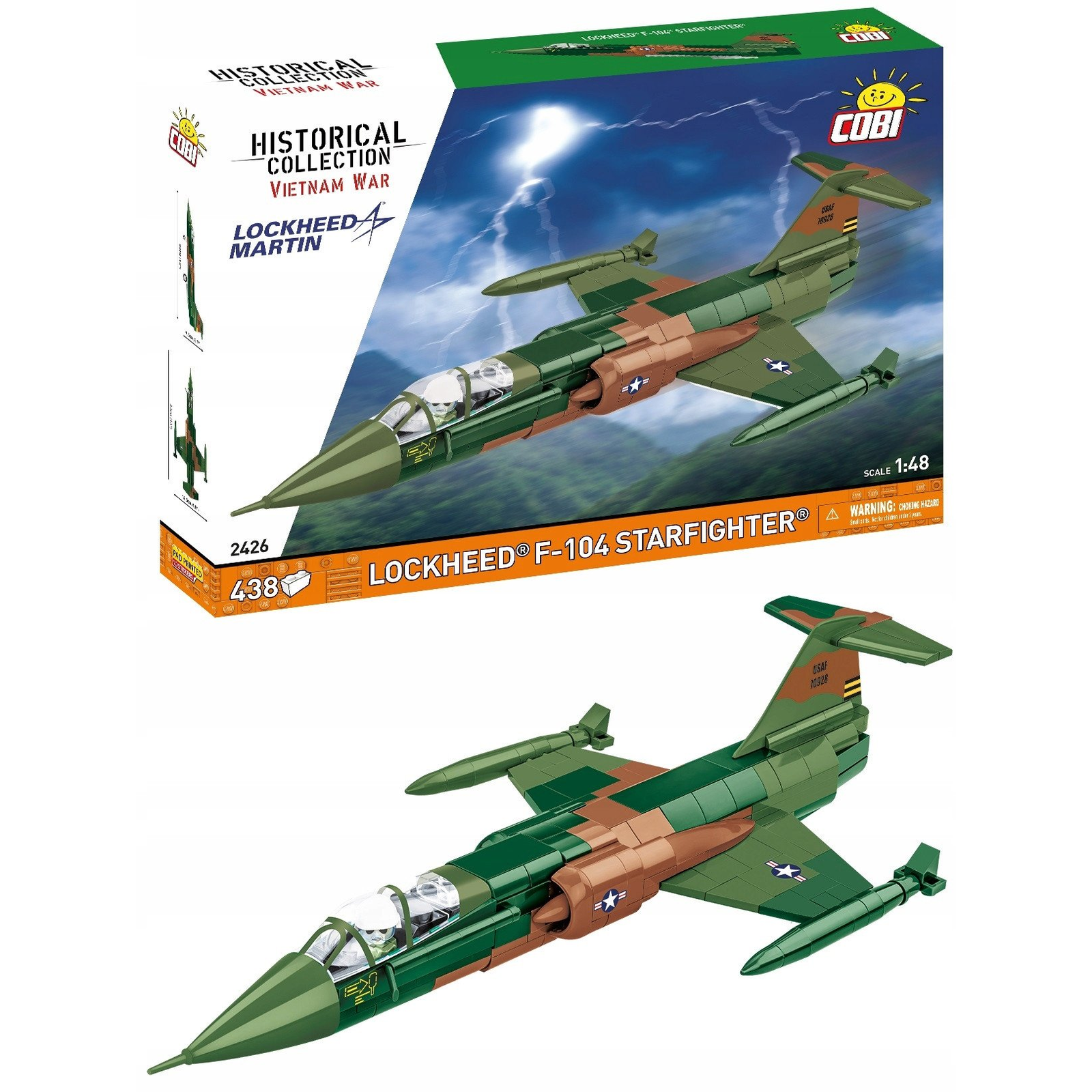 Cobi 2426 Vietnam War Lockheed F-104 Starfighter 1:48 (5902251024260)
