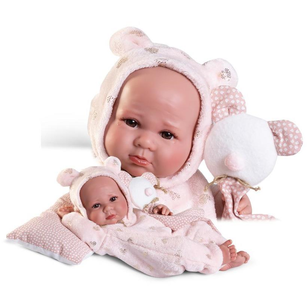 Antonio Juan 50416 Luca - valósághű baba teljes vinyl testtel - 42 cm