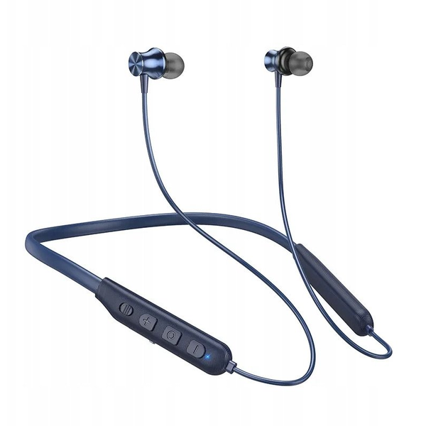 Hoco bluetooth fülhallgató SZTEREO (v5.4, nyakba akasztható, mikrofon, SPORT) SÖTÉTKÉK (ES64)