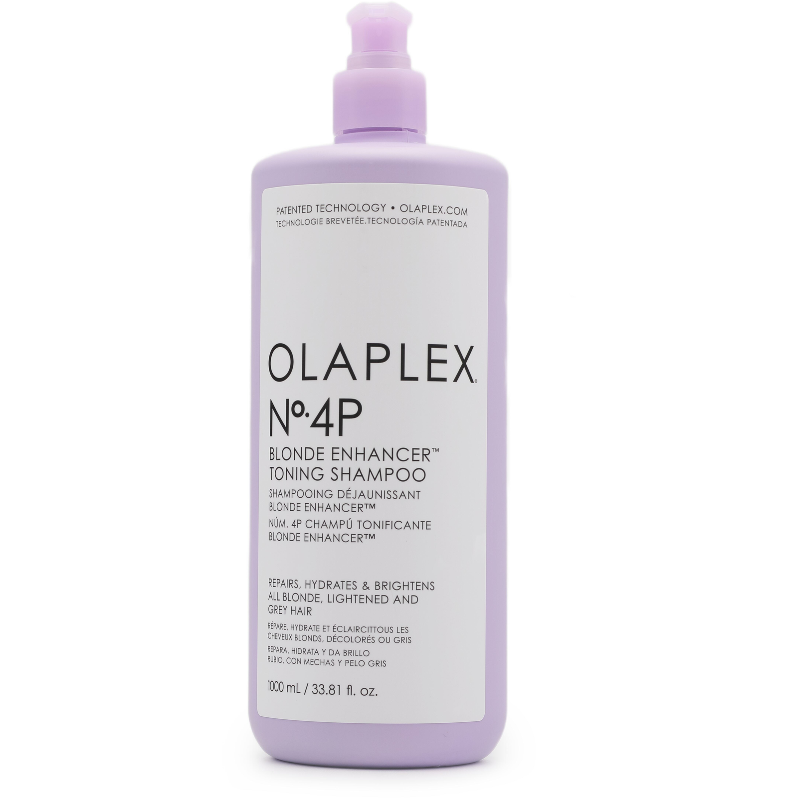OLAPLEX No. 4P Blonde Enhancer Toning Shampoo, 1000ml (850045076061)