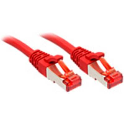 Lindy Rj45/Rj45 Cat6 0.3m netwerkkabel Rood 0,3 m S/FTP (S-STP)