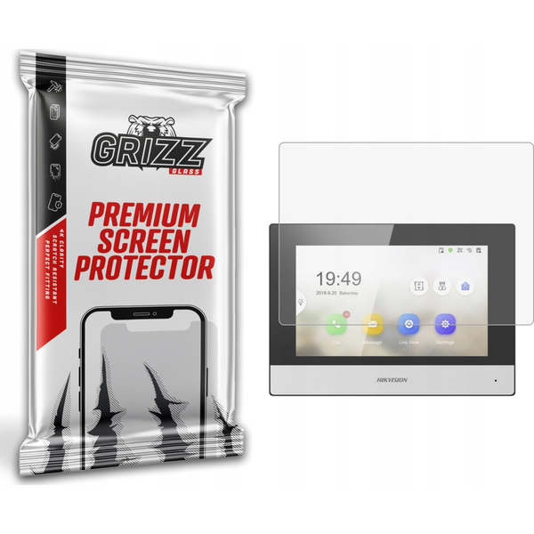  GrizzGlass Folia matowa GrizzGlass PaperScreen do wideodomofonu HIKVISION DS-KH6320-WTE1-W 7"