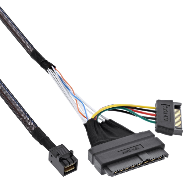 InLine 29620B signalkabel 0,75 m Sort