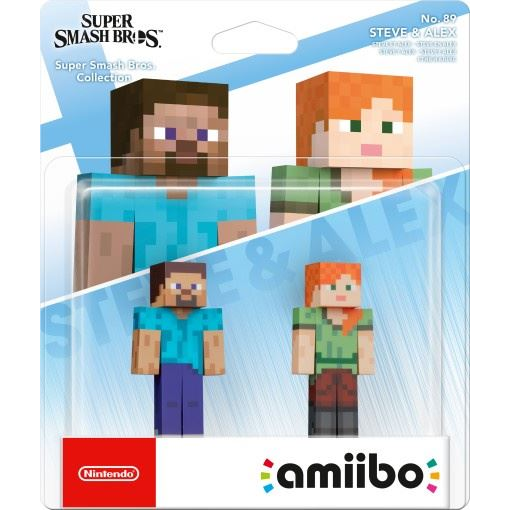 Nintendo amiibo Steve & Alex Super Smash Bros Διαδραστική φιγούρα παιχνιδιού