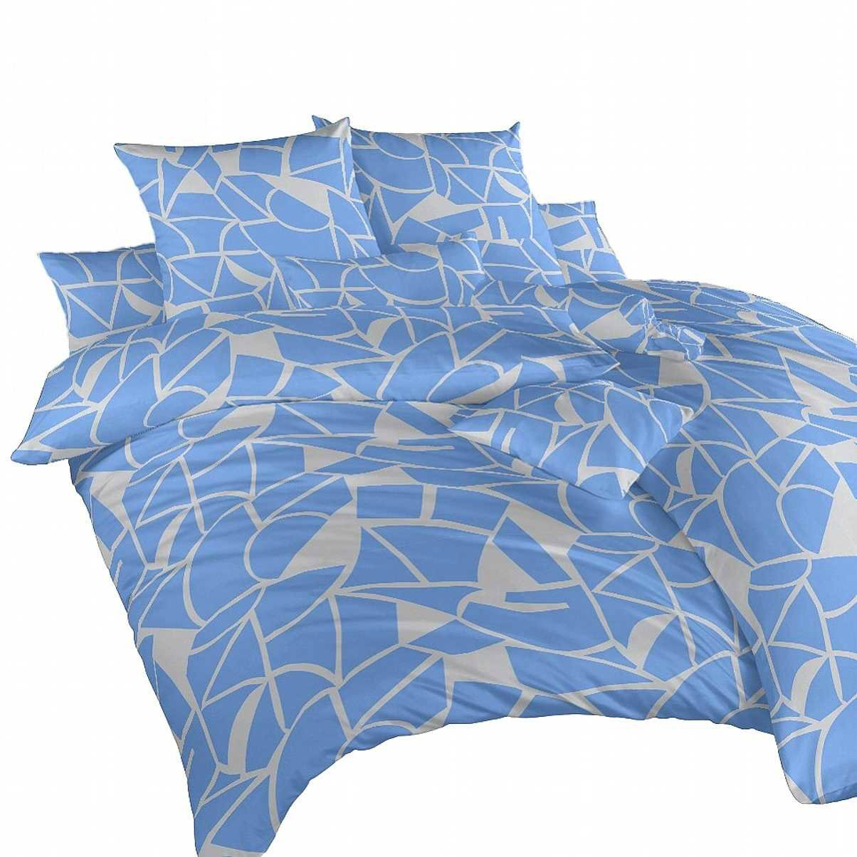 Dadka ágynemű pamut, Julius, kék, 140 × 200, 70 × 90 cm (8595085956622)