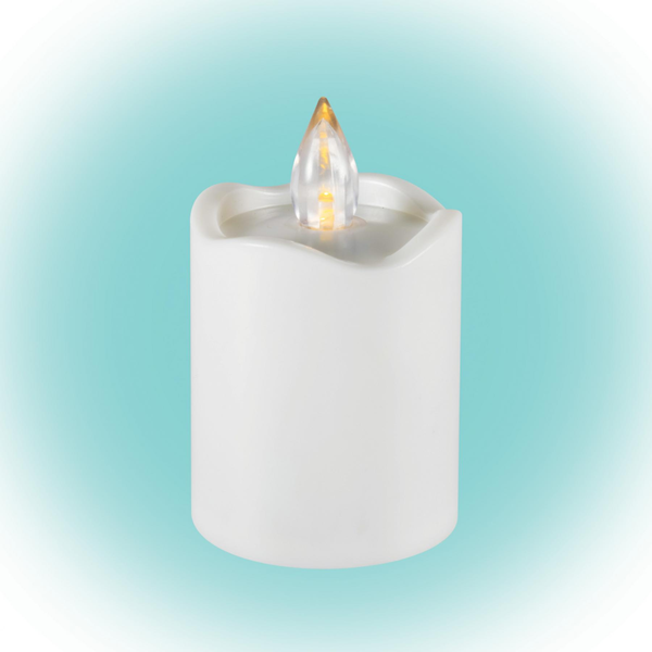 Somogyi CDX 2/WH LED Gyertya Dekoráció Akril lángnyelvvel - Fehér