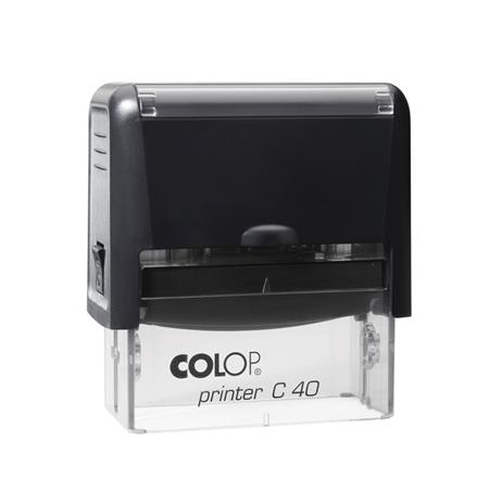 COLOP Bélyegző, "Printer C 40", kék cserepárnával (IC1524007U) (IC1524007U)