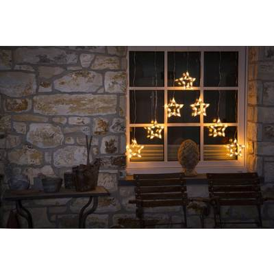 Kültéri fényfüggöny csillagokkal 24 V 70 LED 720 x 1180 mm, Konstsmide (4043-103)