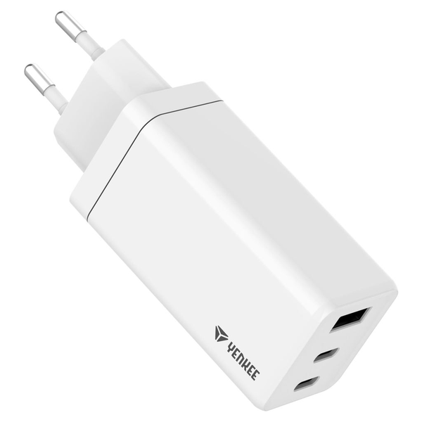 Yenkee Nabíječka do sítě GaN USB +2x USB-C 5A 65W