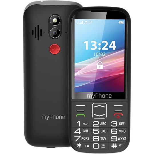 MyPhone Halo 4 LTE Senior, fekete