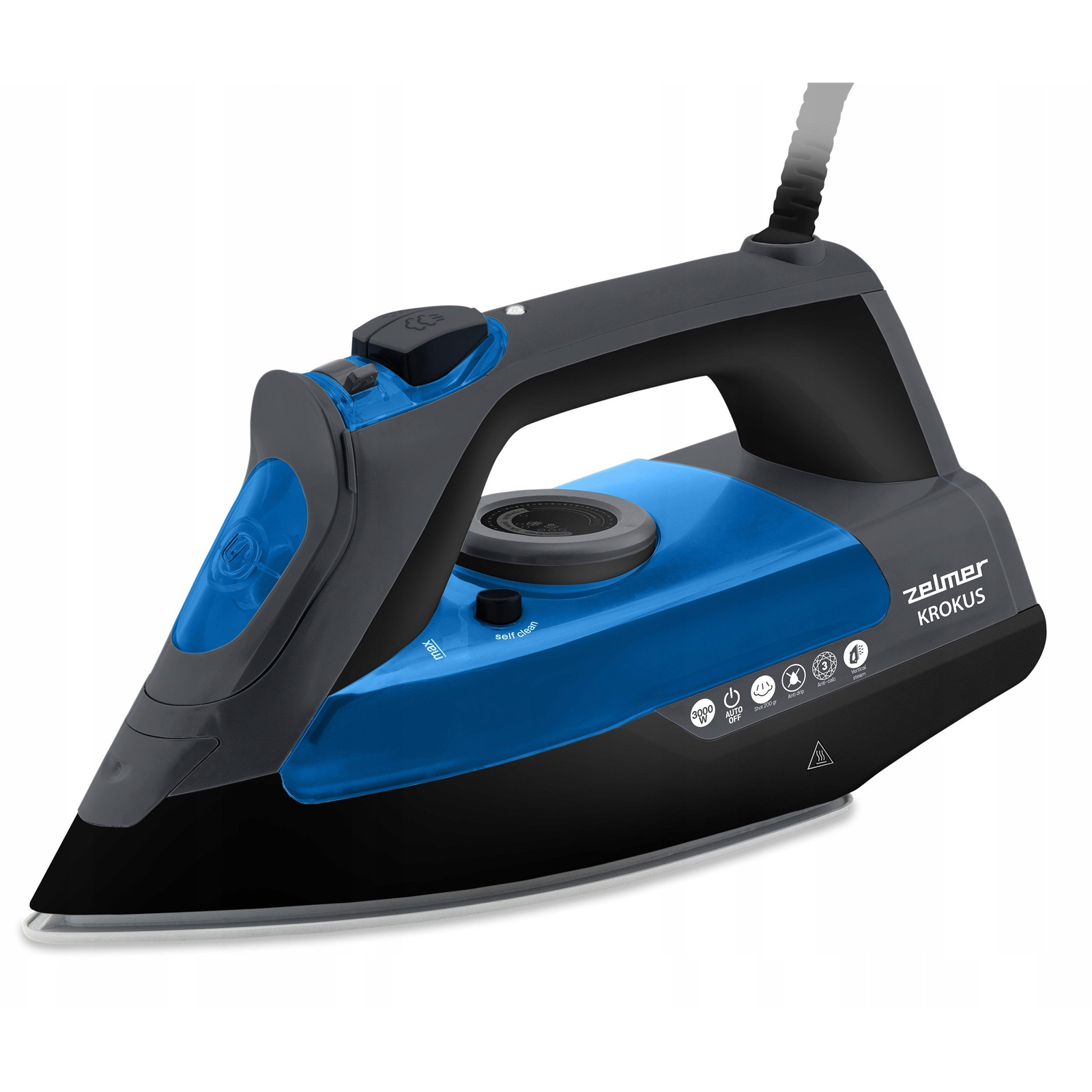 Zelmer ZIR3220 Krokus Gőzölős vasaló 3000W - Kék / Szürke ( )