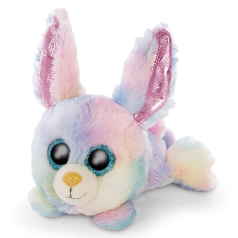 Nici Rainbow Candy fekvő nyuszi plüss figura - 15 cm (46922)
