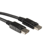 DisplayPort кабел, Roline, 10 м, черен