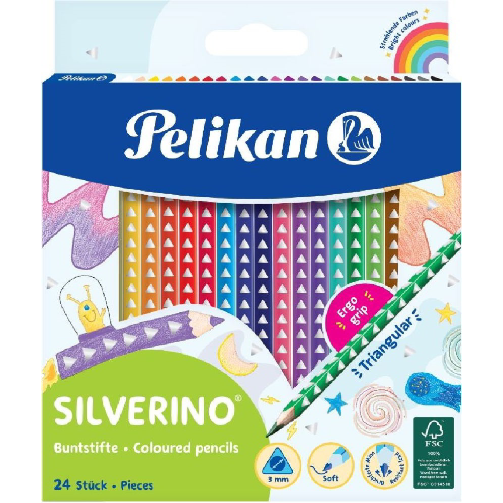 Pelikan Silverino színes ceruza készlet (24 db / csomag) (00700665)