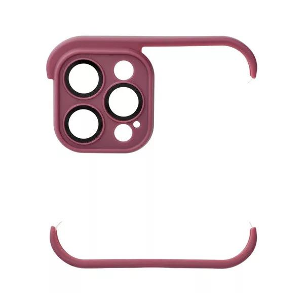 Mini bumper Apple iPhone 12 Pro Max szilikon tok cseresznye (74466) (MI74466)