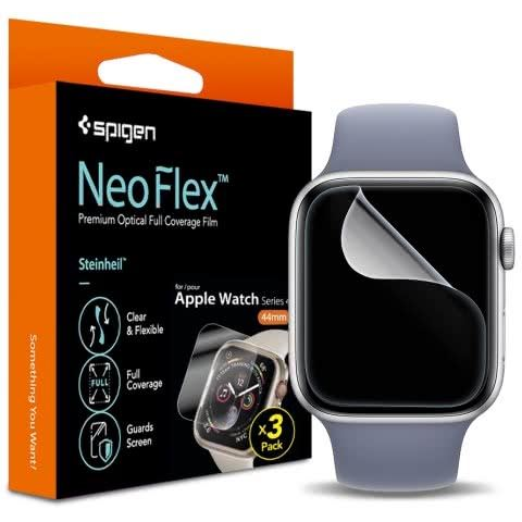 Spigen Neo Flex HD Apple Watch S4/S5 40mm hajlított kijelzővédő fólia 3db (061FL25575) (S061FL25575)