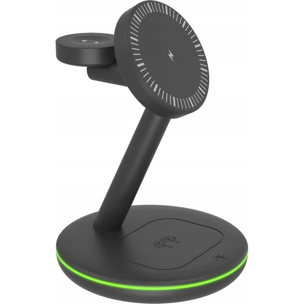 ICY BOX IB-SH102-CH Cuffie, Smartphone, Orologio intelligente Nero Ricarica rapida Interno