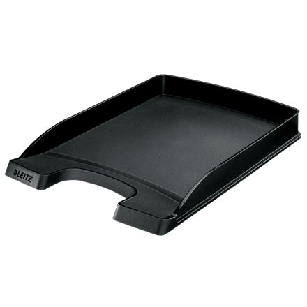 Leitz Plus vékony irattálca fekete (52370095) (Leitz52370095)