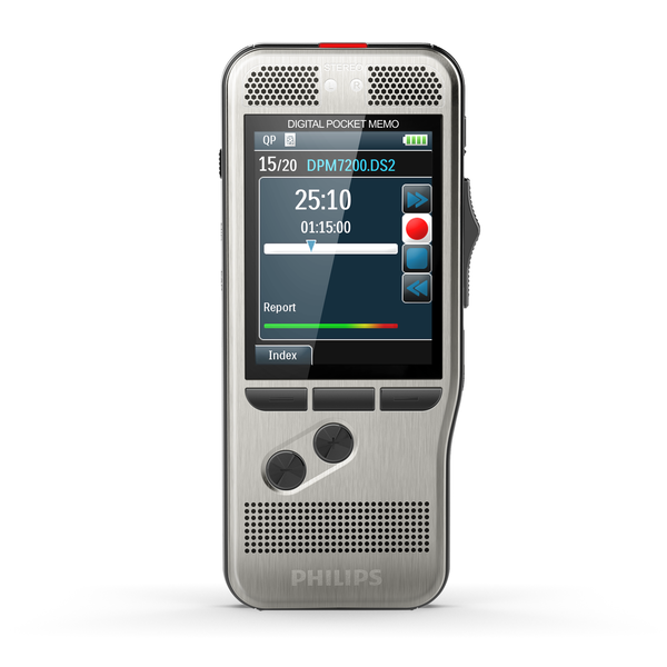 Philips DPM 7200 Flashkort Rustfrit stål