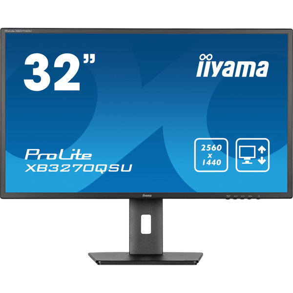 iiyama ProLite XB3270QSU-B1 computerskærm 81,3 cm (32") 2560 x 1440 pixel Wide Quad HD LED Sort