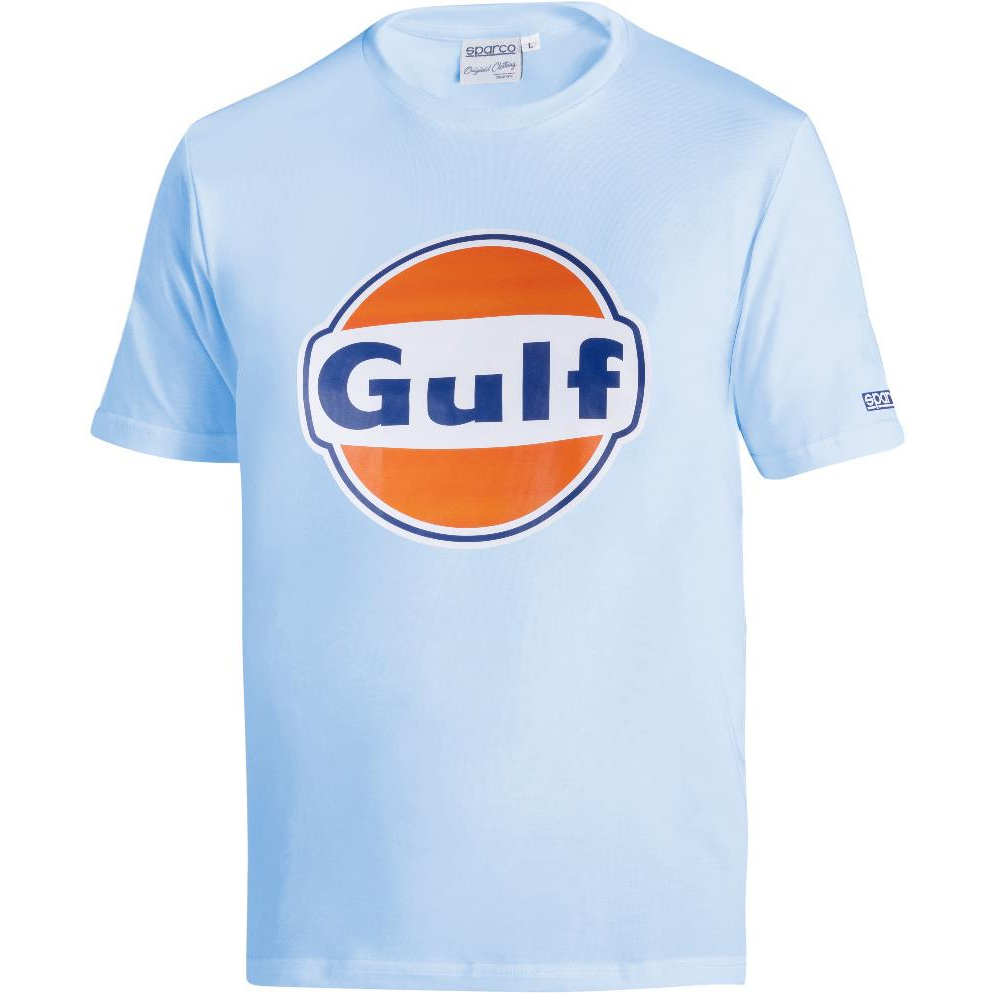 Sparco póló Gulf logóval, világoskék, XL méret (BML0006S0C010XL)