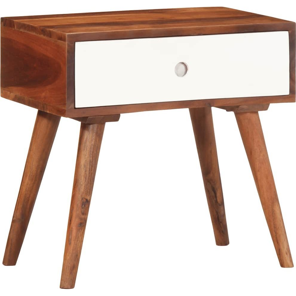 tömör akácfa kisasztal 45x30x45 cm (4102371)