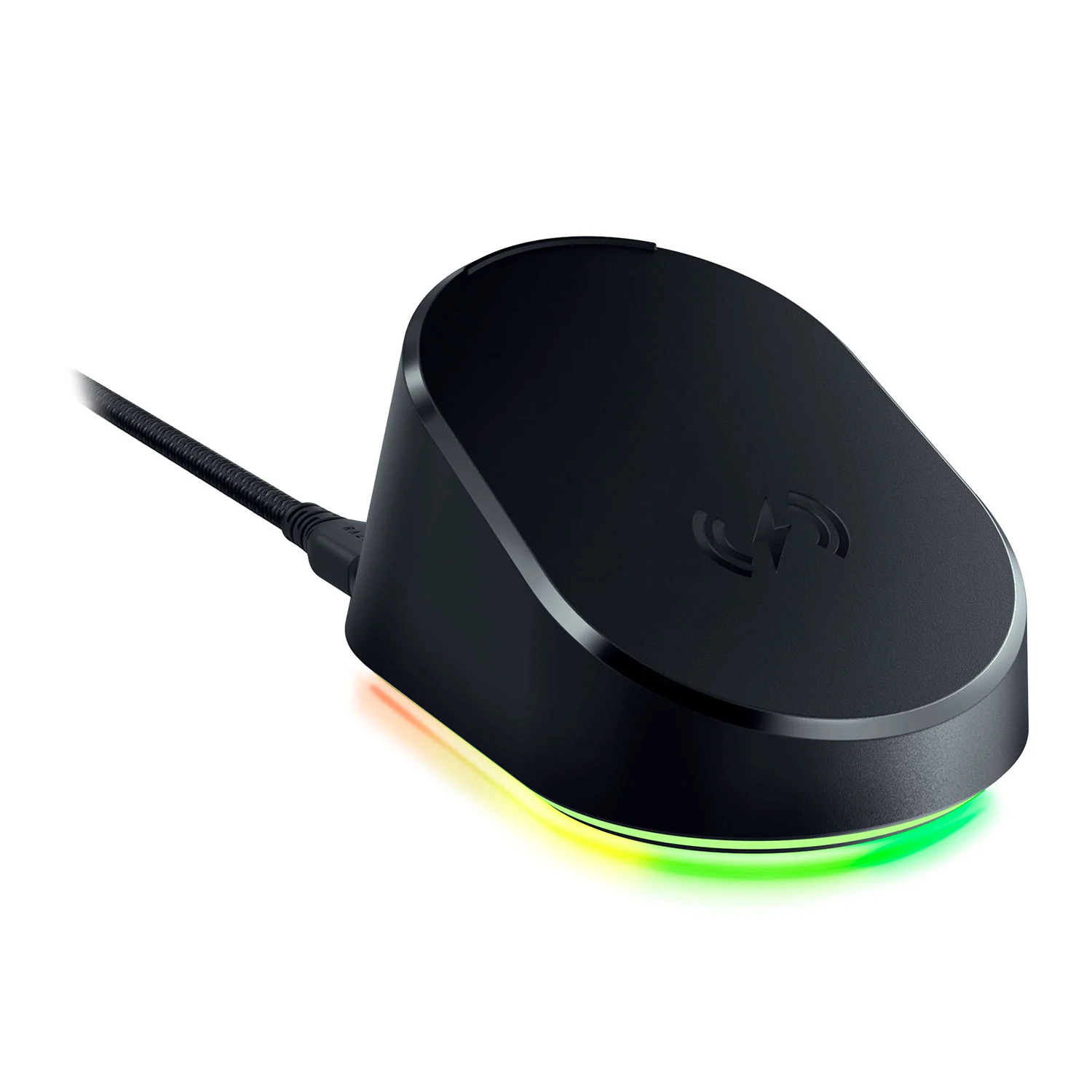 Razer Mouse Dock Pro + Vezeték nélküli töltőkorong - Fekete (RZ81-01990100-B3M1)