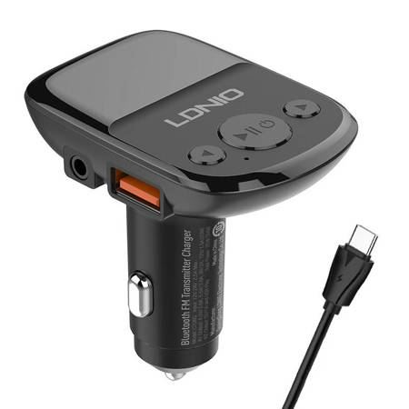 LDNIO C706Q Bluetooth 2USB AUX Transmiter FM + USB-C kábel (C706Q Type C)