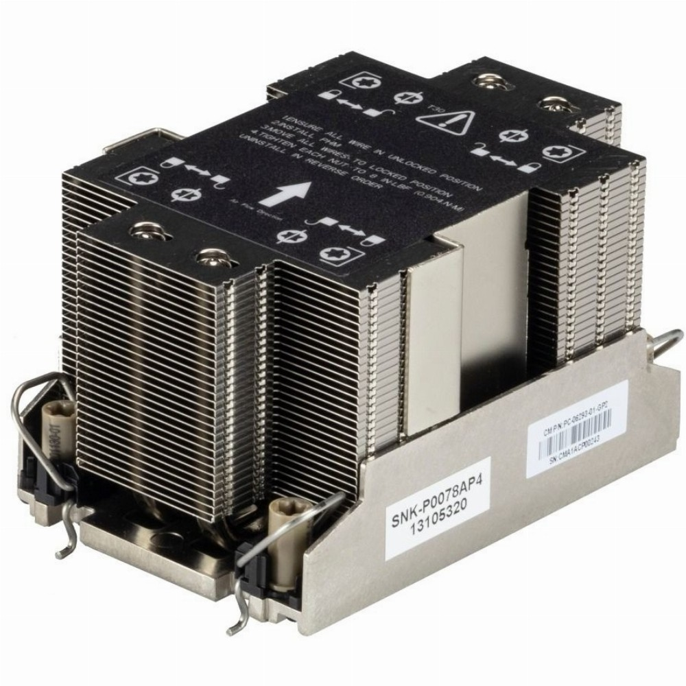 Super Micro SNK-P0078AP4 2U Aktív Processzor Hűtő LGA4189 (SNK-P0078AP4)
